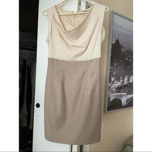 Simple beige dress